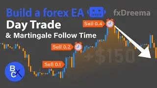📈Build a forex EA Robot (No Code) - Best Day Trading Strategies & Martingale Follow Time by fxDreema