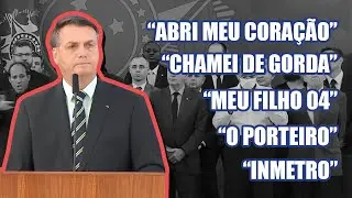 Pronunciamento ULTRA COMPACTO de Jair Bolsonaro sobre MORO