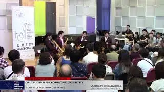 Chaconne from PArtita Nº2 by J S  Bach   Quatuor B Saxophone Quartet   XVIII World Sax Congress 2018