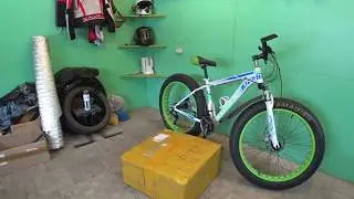 Самый дешёвый электровелосипед  Fat Bike с двигателем-1500ватт* с нуля своими руками