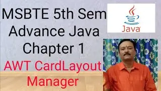 Layout Managers in java  - Card Layout theory lecture with notes | Advance Java 5th sem | MSBTE