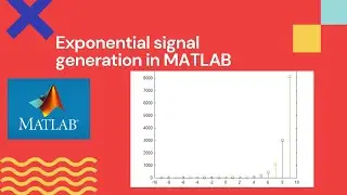 Genertaing Exponential signal in MATLAB