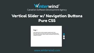 Pure CSS Vertical Slider with Navigation Buttons