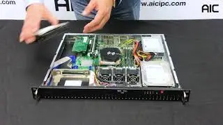 AIC RMC-1E : 1U Short-depth Edge Chassis