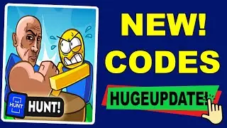 NEW CODES ARM WRESTLE SIMULATOR THE HUNT UPDATE 2024