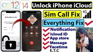 How to Untethered iCloud Bypass Windows With Sim/Call/Facetime/Siri/Notification Fix | 100% Working