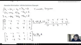 Gaussian Elimination No solution example