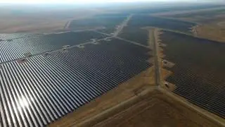 Takeoff! Crimean aerials, Solar powerplant biggest in the Europe!