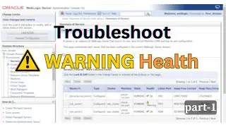 Weblogic Server in Warning Part 1 | Replicate Stuck Thread | 