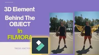 Put 3D Elements Behind The Object in FILMORA 11