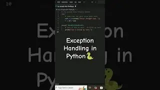 exception handling in python with try-except-else-finally🔥🐍 