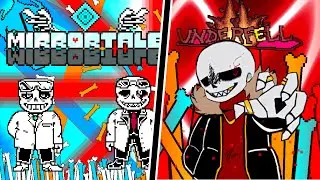 MirrorTale Sans Fight Phase1~2 & UnderFell Sans Fight