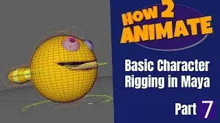 Basic Character Rigging Tutorial in Maya - BounceBall Rig -  Squash And Stretch