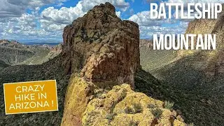 Battleship Mountain | Sketchiest Hike In Arizona !