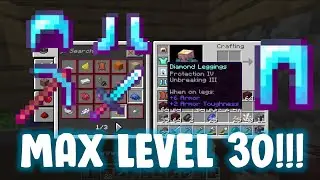 MAX LEVEL 30 ENCHANTING: FIRE ASPECT + PROTECTION 4!! - Minecraft Let's Play SEMI-HARDCORE Episode 7