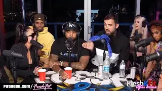 Adam22 from No Jumper Fights with Kiki Klout on Fresh & Fit Podcast (Sept. 25, 2021)