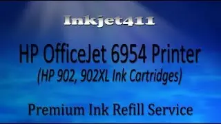 HP OfficeJet 6954 Printer Ink Refill Service (902 & 902XL Cartridges)