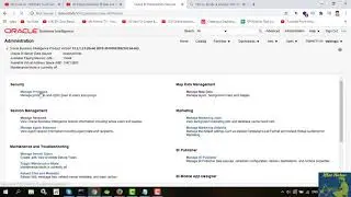 How to hide default menu on obiee 12c