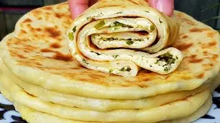 Невероятно вкусно и просто! КЕФИРНЫЕ ЛЕПЁШКИ НА СКОВОРОДЕ ‼Даже остыть не успеет!!!