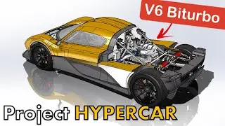 Le MOTEUR de l'HYPERCAR est installé ! berceau arrière [Hypercar project #20]