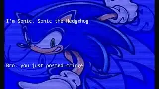Bro you just posted cringe (Sonic Adventure 2 meme)