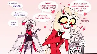Charlie X Vaggie!😳❤️Alastor Disappears!?😭Hazbin Hotel Season 2 COMIC DUB