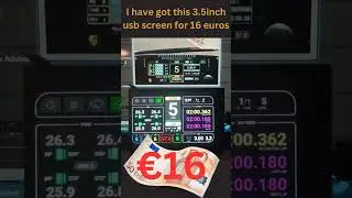 Maximize Your Simracing Setup: 3.5-Inch USB Screen Dashboard- #simracing #simhub