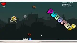 Simple python scrolling game with pygame