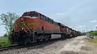 H-KCKMEM leaving Everton siding with NS 1070 (Wabash) heritage unit in tow