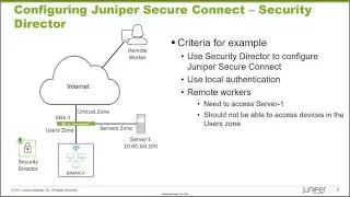 Configuring Juniper Secure Connect: Security Director