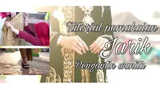 Tutorial on how to put on a bridal sarong