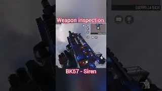 BK57 - Siren Weapon Inspection Cod Mobile #shorts #callofdutymobile #codmobile #codm