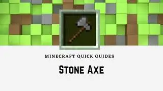 How to make a Stone Axe in Minecraft