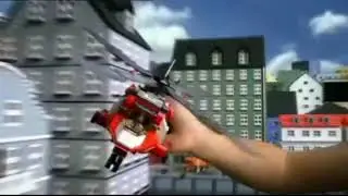 A RIVER HAS FALLEN IN TO THE HELICOPTER IN MAN START THE NEW RESCUE LEGOCITY!