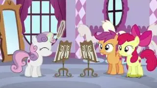 Sweetie Belle gets the CMC to sing - On Your Marks