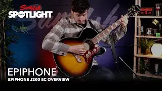 Epiphone J-200 EC Acoustic-Electric Guitar Overview