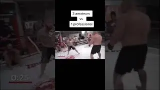 3 Amateurs Vs 1 MMA Professional fight