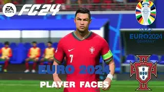 EA FC 24 EURO 2024 Portugal Player Faces PS5 and XBOX SERIES X|S