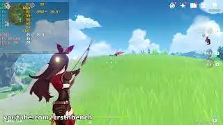 AMD Ryzen 3 3250U \ Radeon Vega 3 graphics \ Genshin Impact @1080p 60% res.scale, well playable