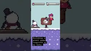 Building a pixel game. 