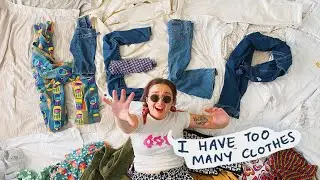 EXTREME CLOSET CLEANOUT ✨ trying on ALL my clothes ✨