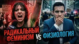 Радикальный феминизм vs Физиология! Скандал на митинге!