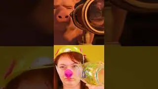 Shrek wolf and pig 