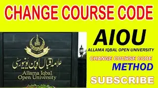 HOW TO CHANGE COURSE CODE | AIOU CHANGE COURSE CODE ESSAY METHOD | DIGITAL STUDENT POINT | AIOU_DSP