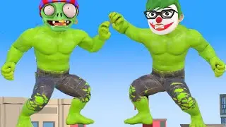 NickJoker vs Giant zombie - Scary Teacher 3D HarleyQuinn Tani Love Story Animation