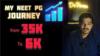My NEETPG Result 😍 / 4th attempt / Journey from 35K to 6K ✨ #neetpg #marrow #btr