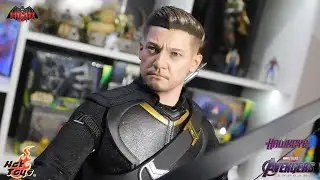 Unboxing Hawkeye Deluxe Endgame Hot Toys