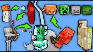 6 YEARS to make this INSANE Minecraft Farm... Auto Mob Head Farm using Lightning