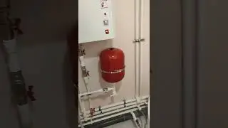 Монтаж отопления в срубе.