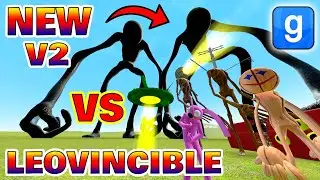 NEW Trevor Henderson Breaking News V2 VS Leovincible Dupes!! Garrys Mod Sandbox